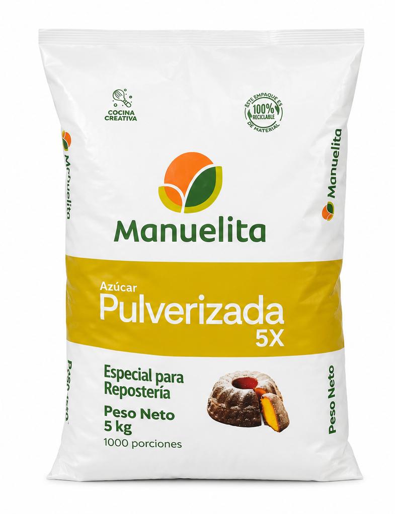 AZUCAR PULVERIZADA MANUELITA 5 KG