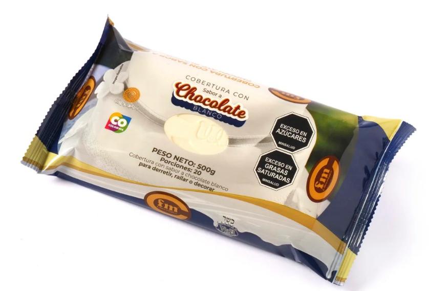 COBERTURA FM SABOR A CHOCOLATE BLANCO 500 GR