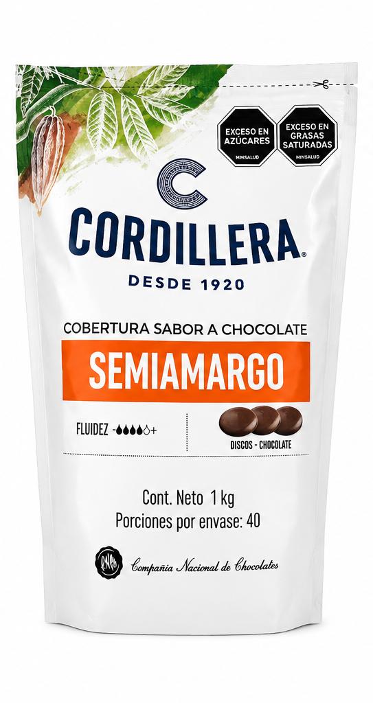 MONEDAS CHOCOLATE SEMI- AMARGAO CORDILLERA 1000 GR