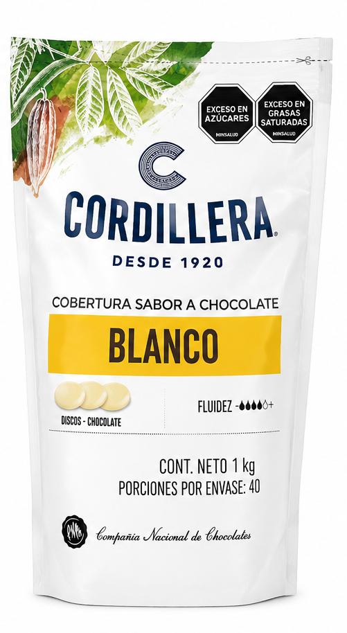 MONEDAS CHOCOLATE BLANCO CORDILLERA 1000 GR