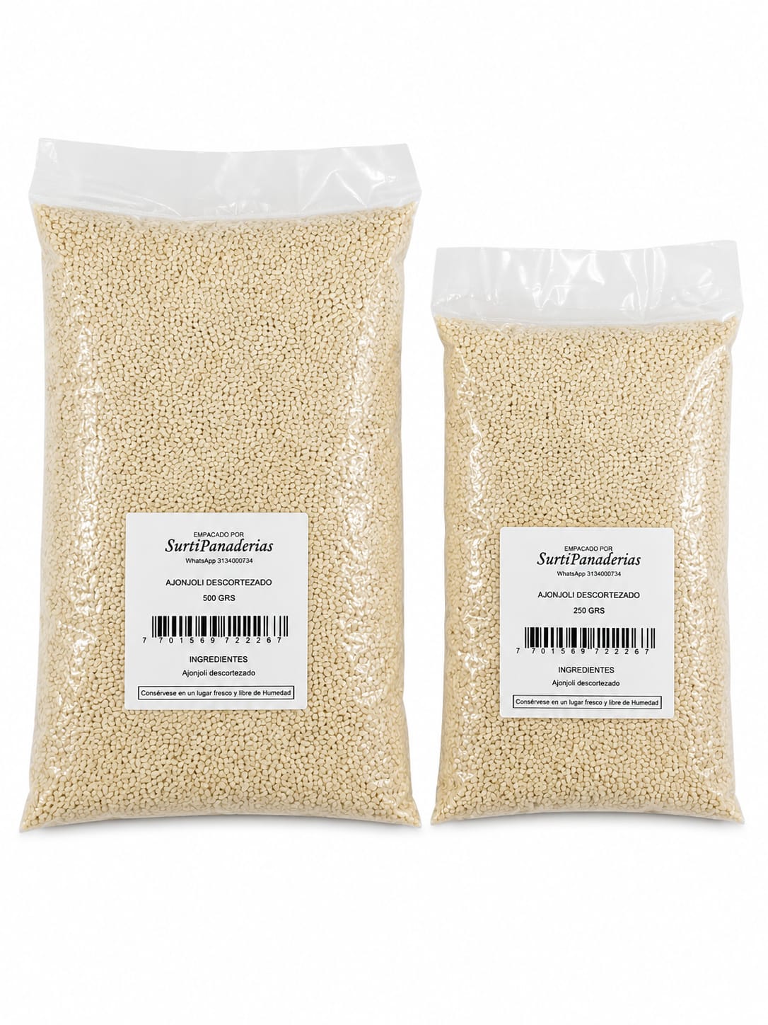 AJONJOLI DESCORTIZADO 250GR