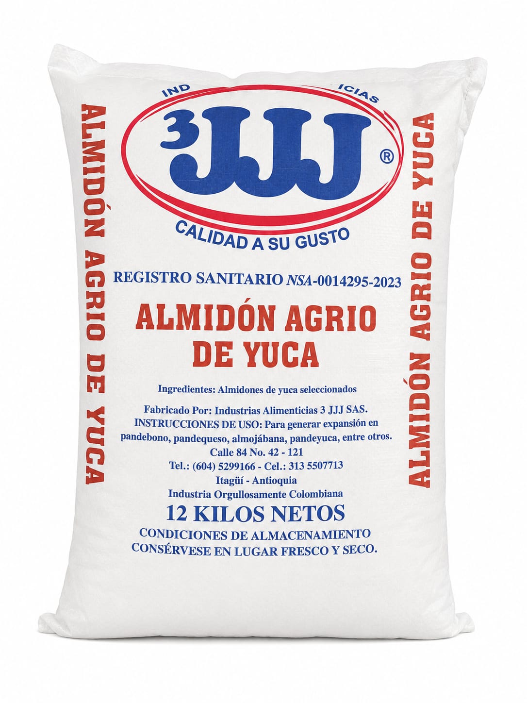 ALMIDON DE YUCA 3 JJJ @12.5 KG