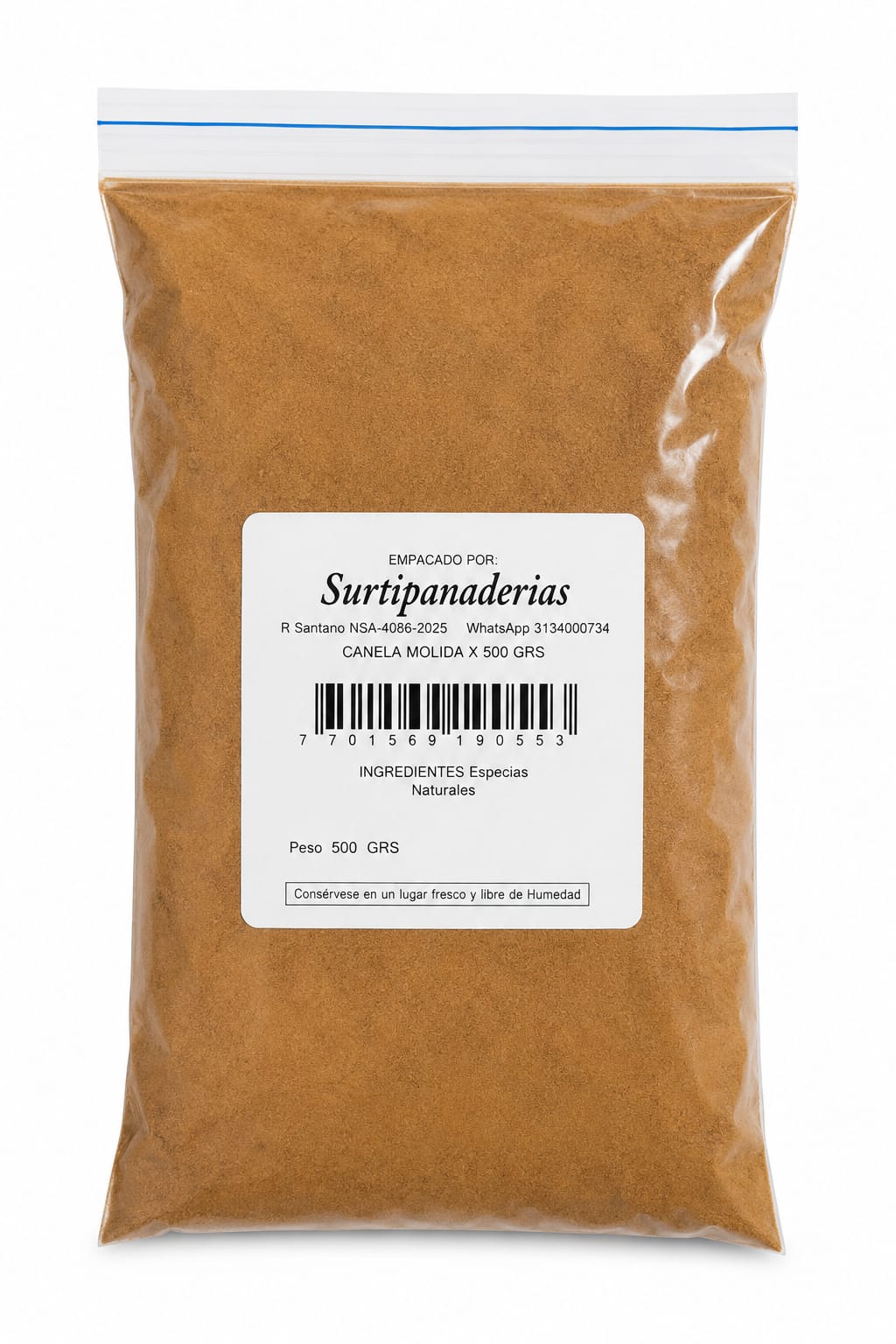 CANELA MOLIDA 500 GR