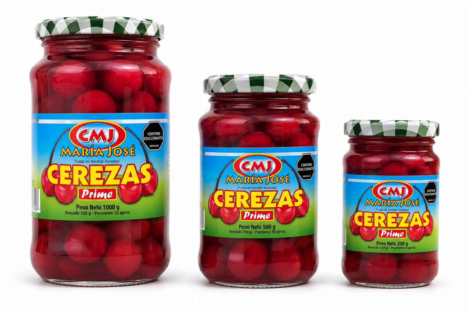 CEREZAS EN ALMIBAR X 500 GR