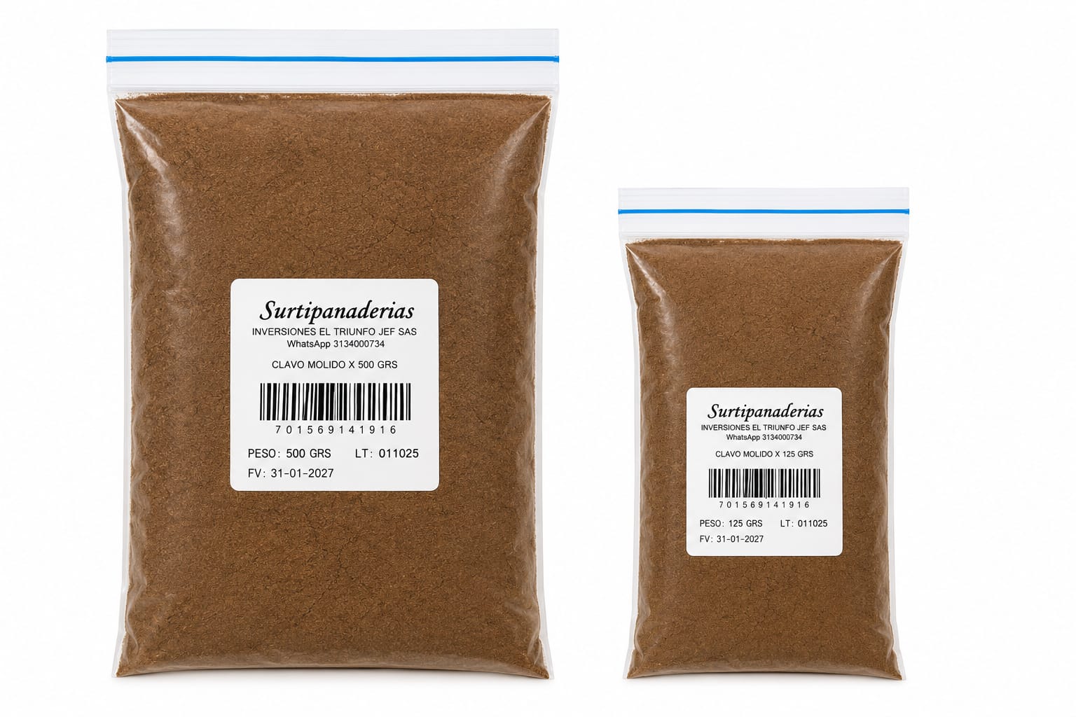 CLAVO MOLIDO 125 GR