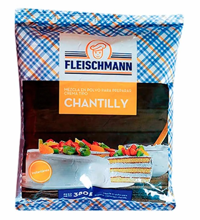 CREMA EN POLVO CHANTILLY FLEISCHMANN 500 GR