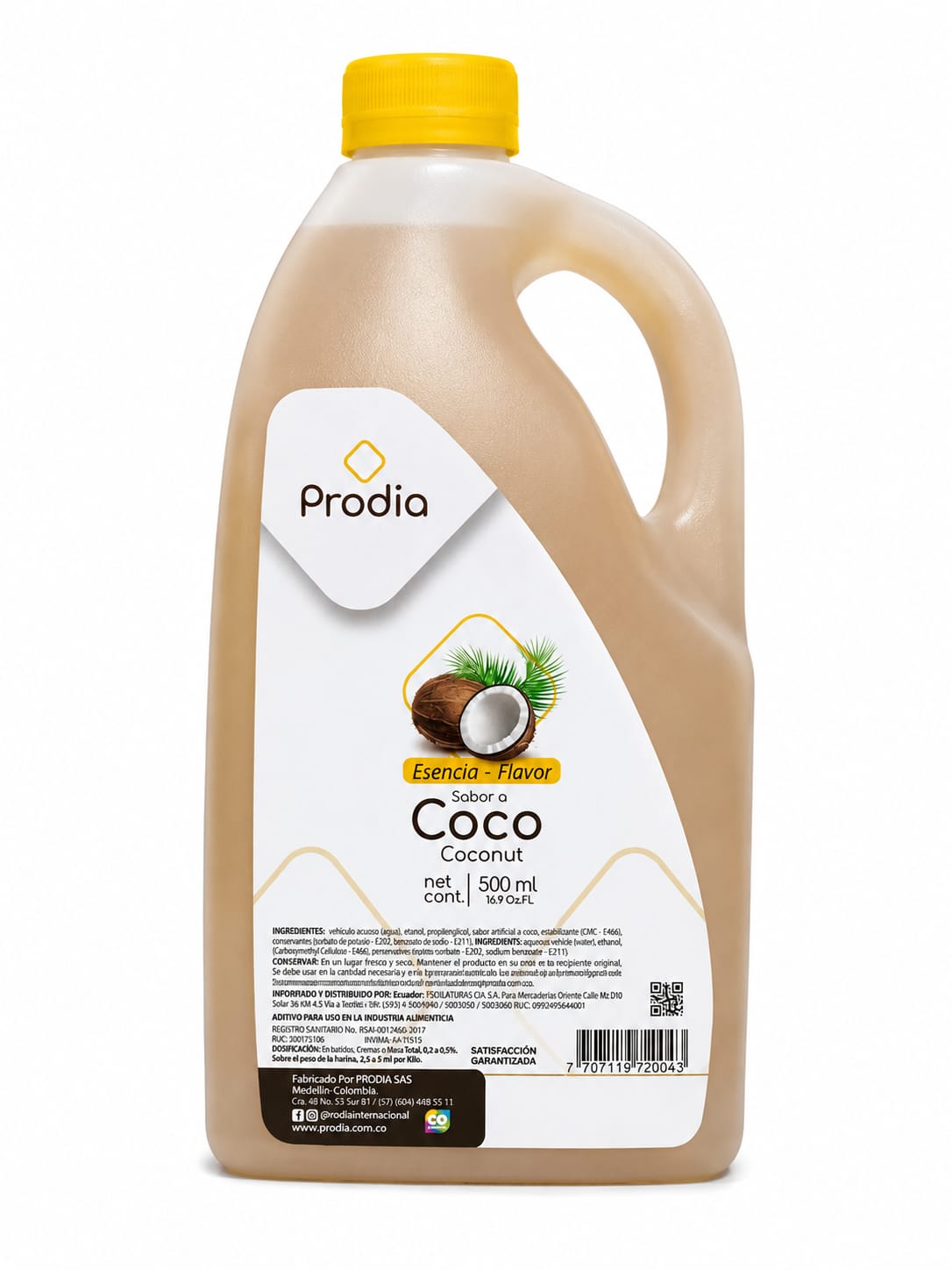 ESENCIA SABOR A  COCO 500 ML