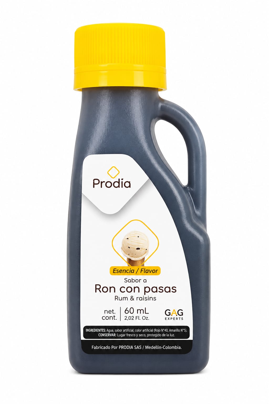 ESENCIA SABOR A RON CON PASAS  60 ML
