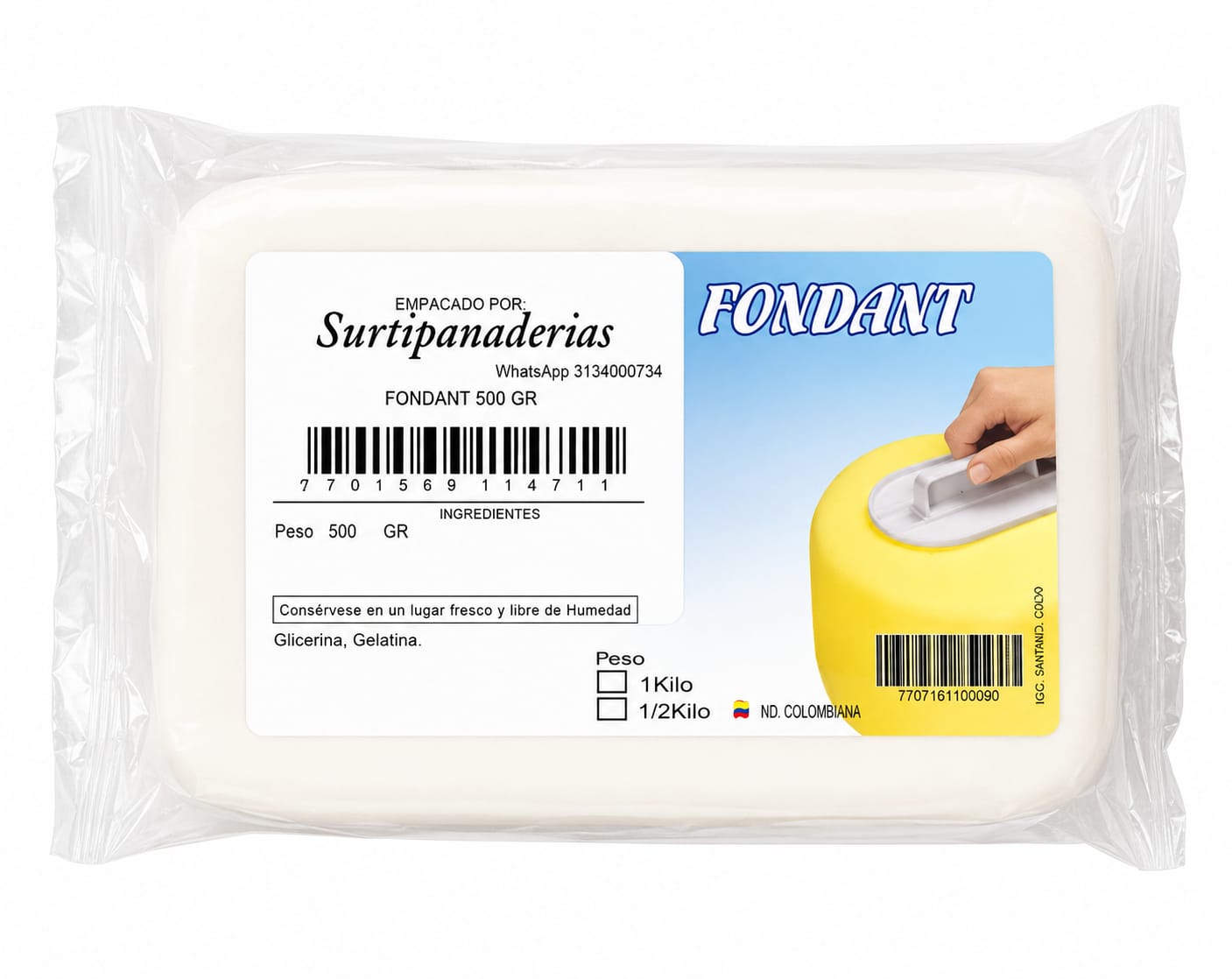 FONDANT 500 GR
