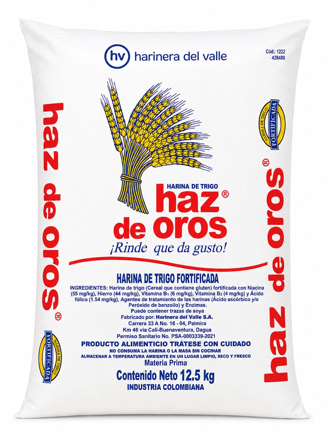 HARINA DE TRIGO HAZ DE OROS  @ 12.5 KG