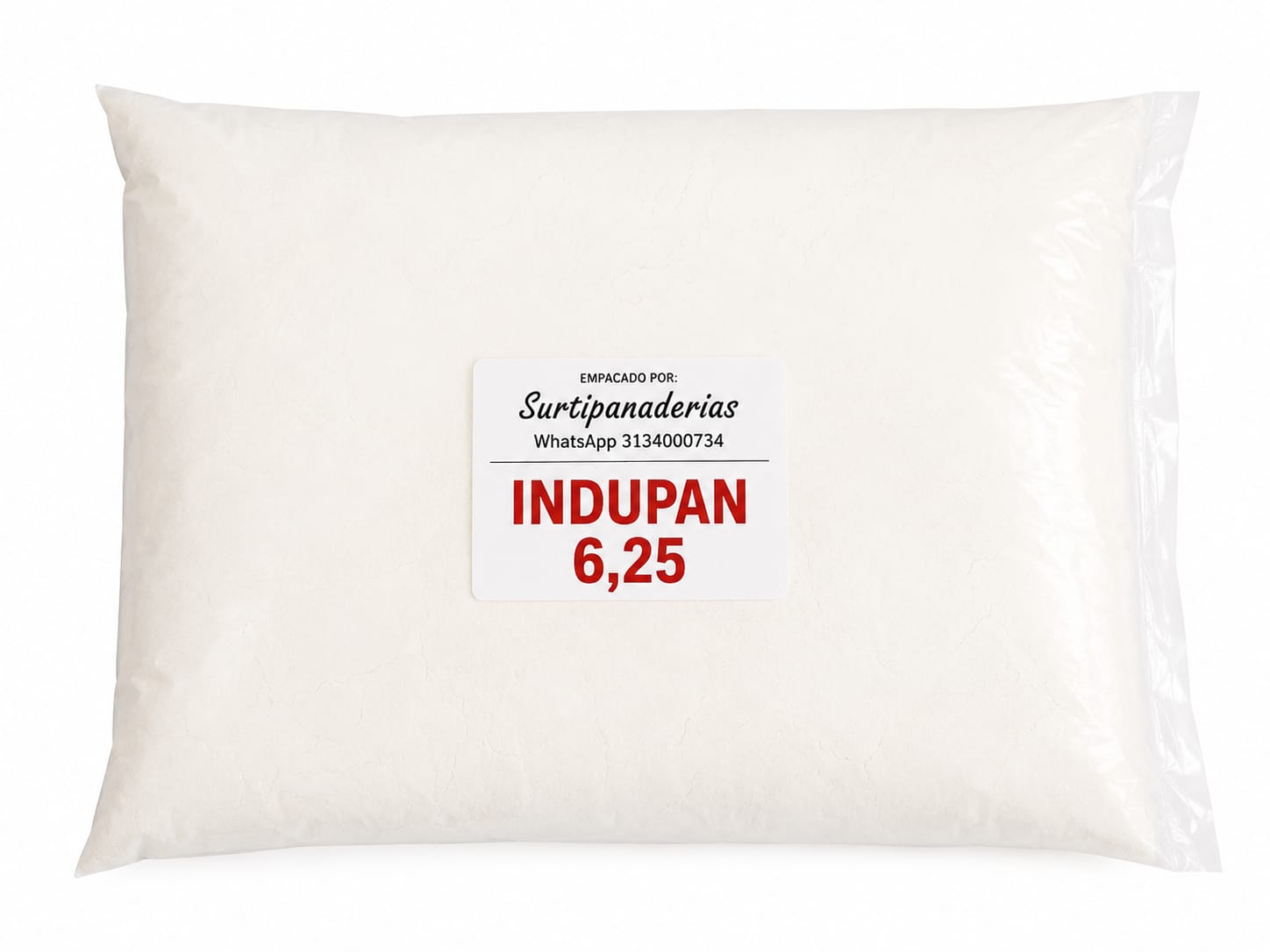HARINA DE TRIGO INDUPAN MEDIA @ 6.25 KG